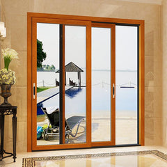 138/210 Aluminum Wood Sliding door