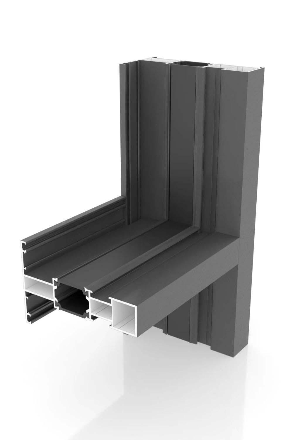 105 Thermal Break Casement Window with screen - Product View 3
