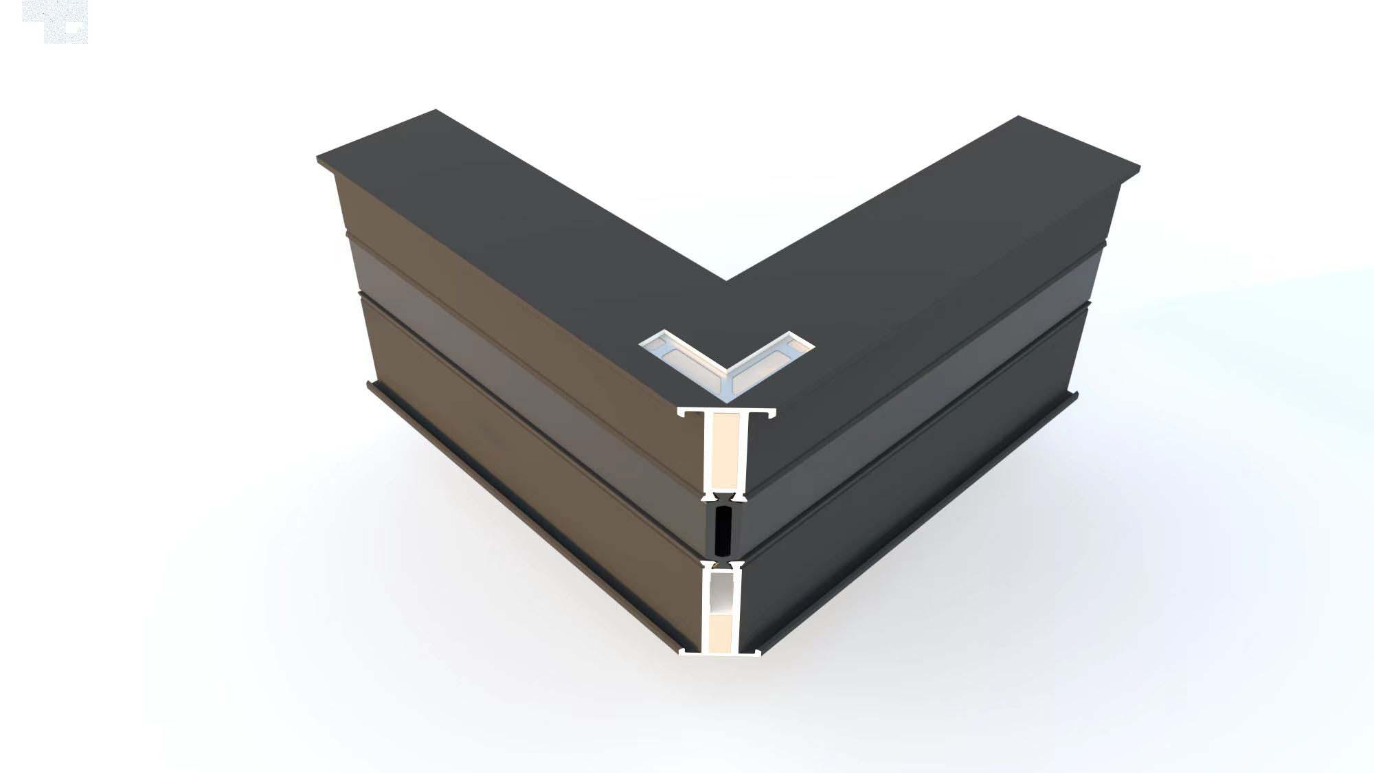 105 Thermal Break Casement Window with screen - Product View 4