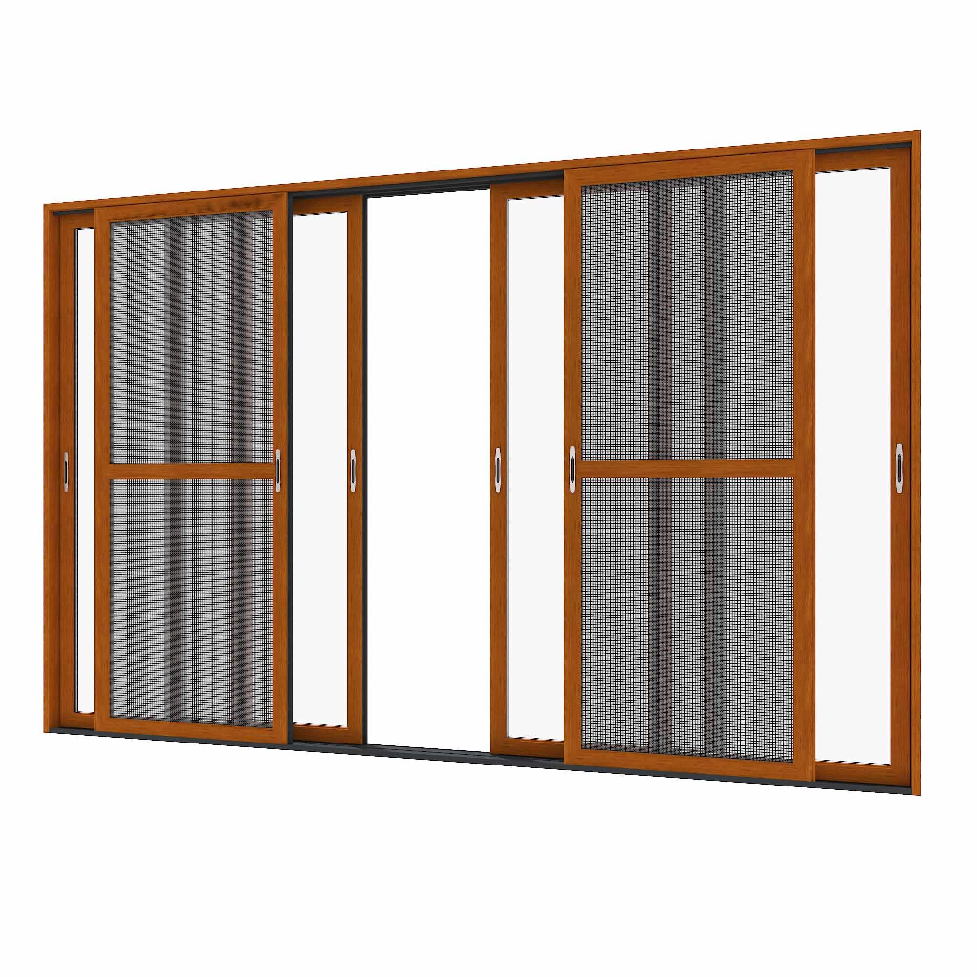 138/210 Aluminum Wood Sliding door - Product View 4