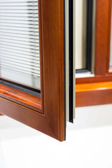 72 Aluminum Wood Thermal Break Inswing Casement Window